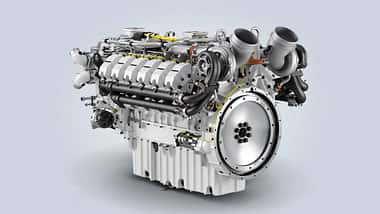 Liebherr V12-Motor D9612 Diesel