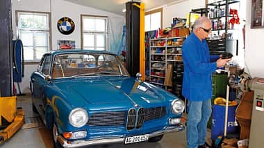BMW 3200 CS, Werkstatt