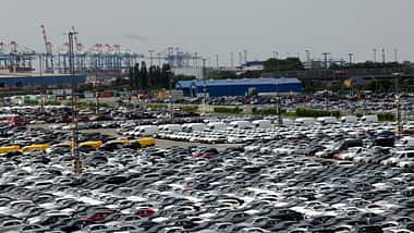 Autoterminal Bremerhaven, Parkplatz