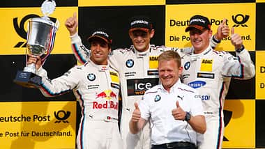 Wittmann - da Costa - Martin - BMW - Podest - DTM - Zandvoort - Samstag - 11.7.2015