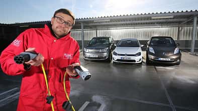 Kia Soul EV, Nissan Leaf, VW e-Golf