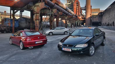 Honda Accord, Peugeot 406, Volvo C70