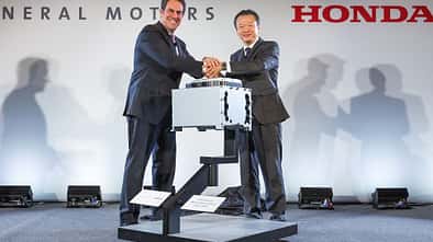 Honda GM Brennstoffzellenpartnerschaft