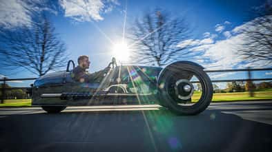 Morgan Threewheeler, Seitenansicht