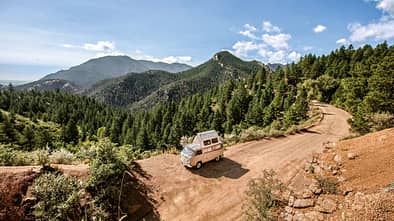 VW T2, Westfalia Camper, Rocky Mountains, Doormobil
