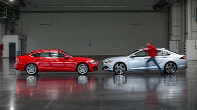 Opel Insignia Grand Sport, Audi A5 Sportback, Seitenansicht