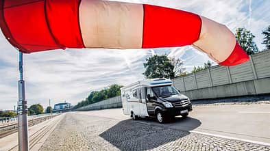 Seitenwind-Assistent bei Hymer ML-T