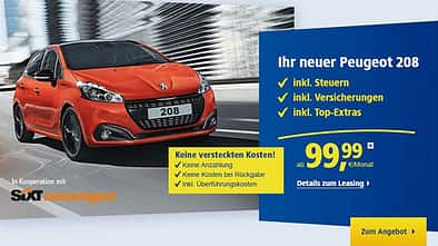 Peugeot 208 Leasingangebot