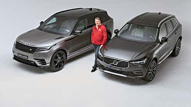 Range Rover Velar und Volvo XC60 Fotostudio