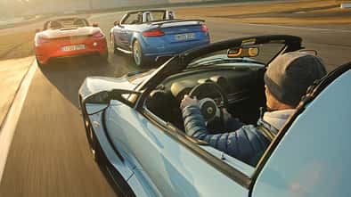 Audi TT RS Roadster, Lotus Exige Sport 380 Roadster, Porsche 718 Boxster S