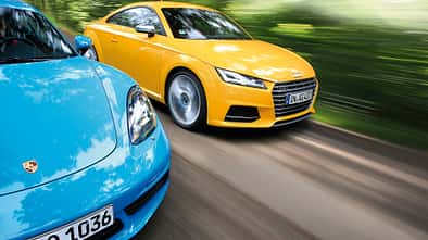 Audi TTS, Porsche Cayman
