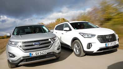 Ford Edge 2.0 TDCi, Hyundai Grand Santa Fe 2.2 CRDi
