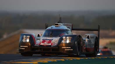 Porsche 919 Hybrid (Startnummer 2) beim 24h-Rennen Le Mans 2017