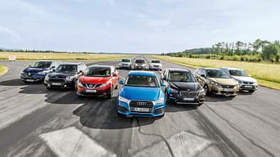 SUV Mastertest Vergleich AMS1417