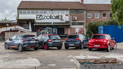 Kia Rio, Nissan Micra, Skoda Fabia, Suzuki Swift