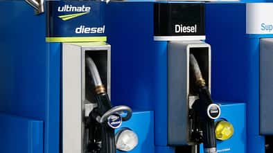 Zapfsäulen Diesel Tanken Tankstelle 