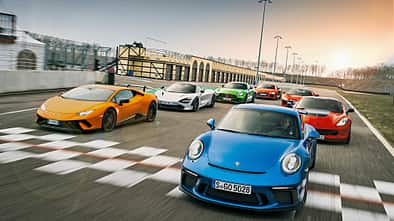 Lamborghini Huracán Performante, Chevrolet Corvette Z06, Mercedes-AMG GT R, McLaren 720S, Porsche 911 GT3, Audi R8 V10 Plus, Honda NSX, Exterieur