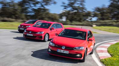 Vergleich VW Golf GTI, Polo GTI, Up GTI (2018)