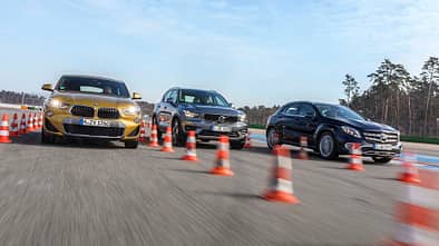 BMW X2 xDrive 20d, Mercedes GLA 220 d 4Matic, Volvo XC40 AWD, Exterieur