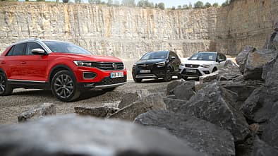 Opel Crossland X 1.2 DI Turbo, Seat Arona 1.0 TSI, VW T-Roc 1.0 TSI, Exterieur