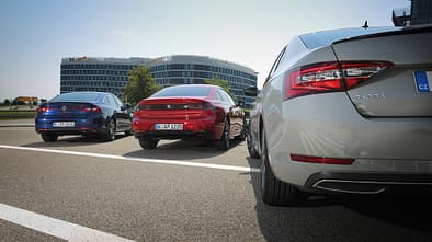 Peugeot 508 Puretech 225, Renault Talisman Tce 200, Skoda Superb 2.0 TSI, Exterieur