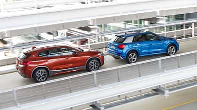 Audi Q2 2.0 TDI Quattro, BMW X2 xDrive 18d, Exterieur