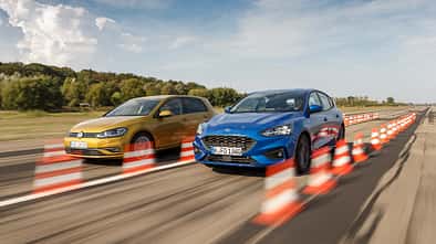 Ford Focus 1.5 Ecoboost, VW Golf 1.5 TSI Act Bluemotion, Exterieur