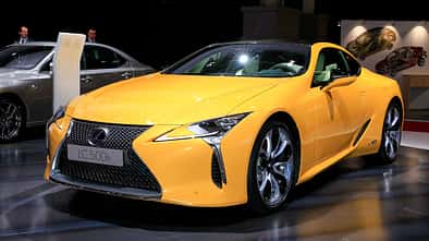 10/2018, Lexus LC Yellow Edition auf dem Autosalon Paris 2018