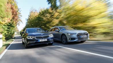 Audi A6 Avant 40 TDI, BMW 520d Touring, Exterieur