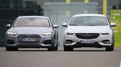Audi A5 Sportback 40 TDI Quattro Sport, Opel Insignia Grand Sport 2.0 BiTurbo Diesel 4x4 Business Innovation, Exterieur