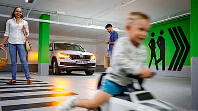 Parken mit Skoda Connected