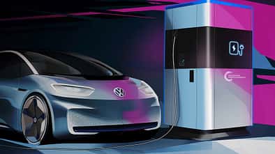 VW Powerbank mobile LadesŠule Elektro-Auto