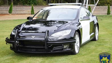 Tesla Model S Fremont Police