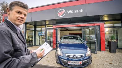 Opel Corsa, Frontal mit Meister Wünsch