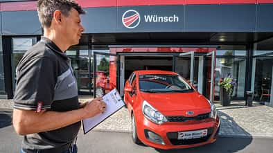 Kia Rio Typ UB, Gebrauchtwagen-Check, Meister Wünsch, asv1817