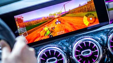 02/2019, Super TuxKart im Mercedes CLA