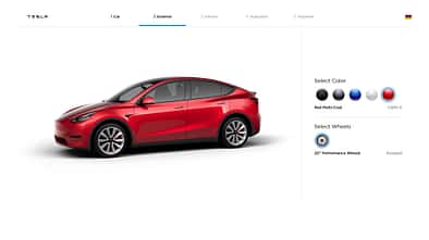 Tesla Model Y Konfigurator 2019
