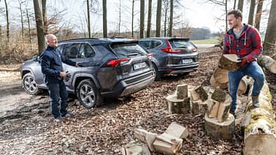Toyota RAV4 2.5 VVT-i, Honda CR-V 2.0 i-MMD, Exterieur