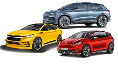 Audi Q4 e-tron Seat el-Born Skoda Vision iV