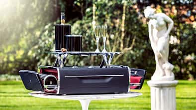 Rolls-Royce Champagner-Truhe