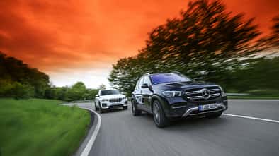 BMW X5 xDrive 30d, Mercedes GLE 350 d 4Matic, Exterieur