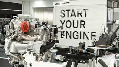 Mercedes-AMG Vierzylinder-Turbo-Produktion M 139
