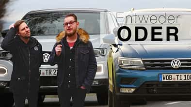 Entweder ODER Vergleich VW T-Roc Tiguan SUV