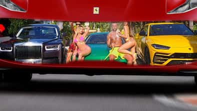 Philipp Plein Ferrari Rechtsstreit Instagram Bikini Schuhe 