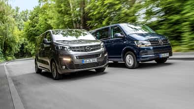 Opel Zafira Life VW Caravelle Vergleich Aufmacher