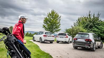 BMW X3 xDrive 30d, Mercedes GLC 300 d 4Matic, Volvo XC60 B5 AWD, Exterieur