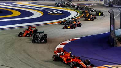Start - GP Singapur 2019