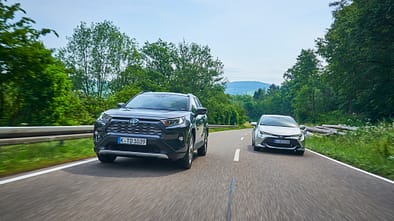 Toyota Corolla TS 2.0 Hybrid, Toyota RAV4 2.5 Hybrid, Exterieur
