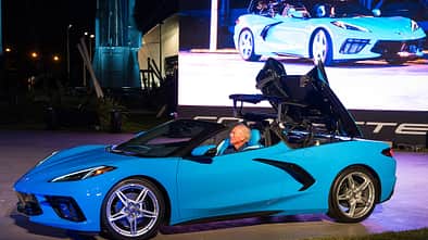 SPERRFRIST 03.10.19 / 02:00 Uhr Chevrolet Corvette C8 Cabrio