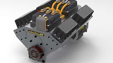 10/2019, Elektromotor in V8-Form von Electric GT